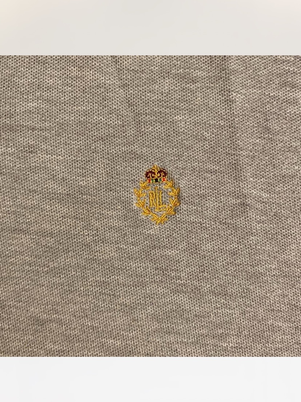 Ralph Lauren Men’s Vintage Polo with Embroidered Crest Sz XL